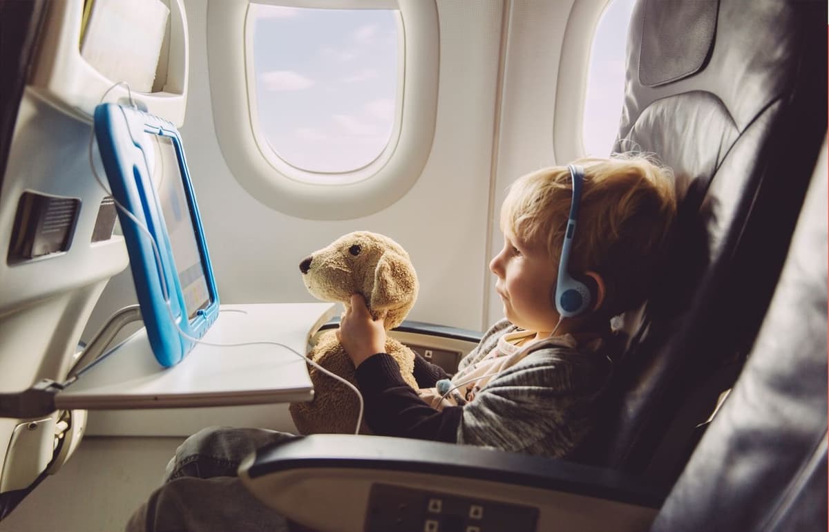 SkyPals'ı kullanan ebeveyn ve çocuk